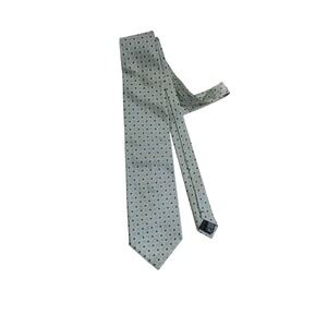 Bergamo New York Silk‎ Tie Geometric Pattern Necktie Handmade Men